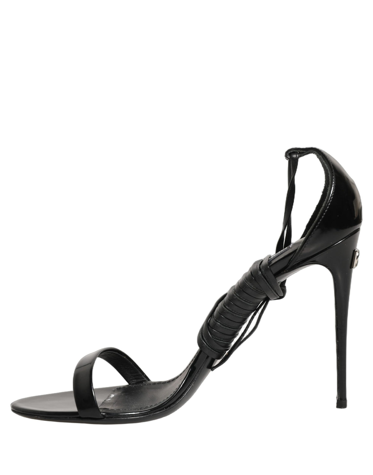 Dolce & Gabbana Black Taormina Lace Crystal Pumps