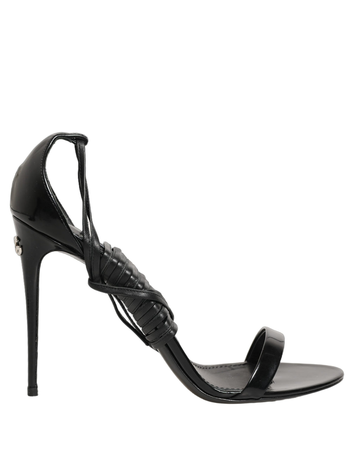 Dolce & Gabbana Black Taormina Lace Crystal Pumps