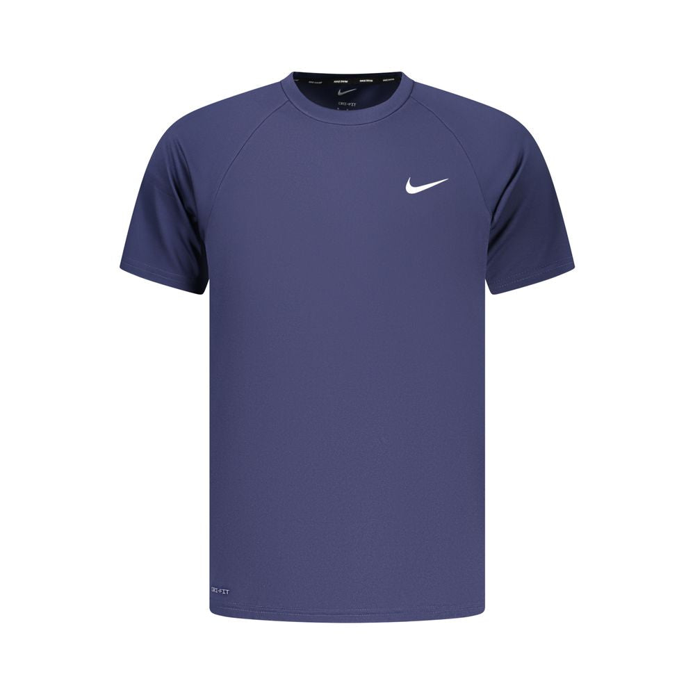 Nike Blue Polyester Men's T-Shirt - DRI-FIT Performance