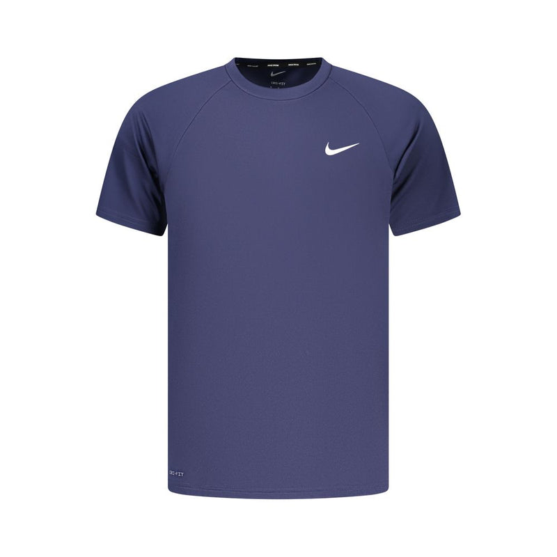 Nike Blue Polyester Men's T-Shirt - DRI-FIT Performance