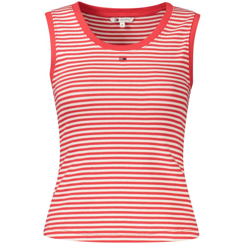 Tommy Hilfiger Red Cotton Women's Tank Top