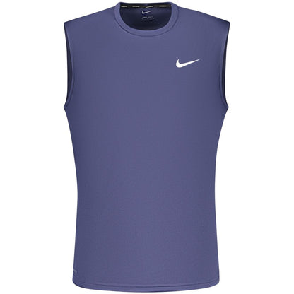 Nike Blue Polyester Men's Tank