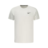 Nike White Polyester Men's T-Shirt - DRI-FIT Performance