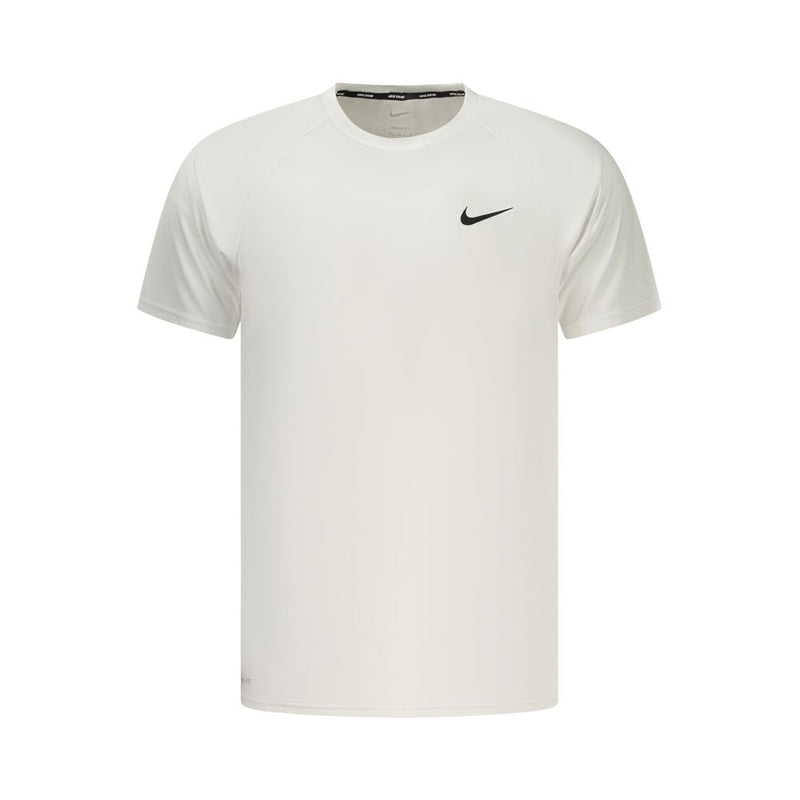 Nike White Polyester Men's T-Shirt - DRI-FIT Performance