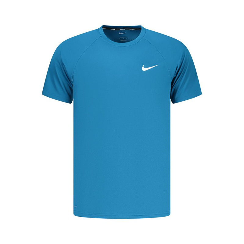 Nike Blue Polyester Men's T-Shirt - Dri-FIT Comfort