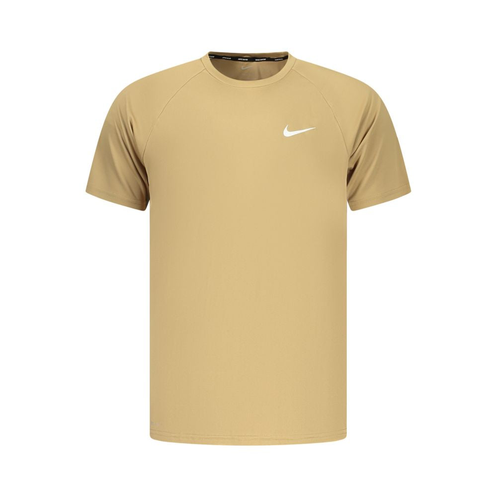 Nike Gold Poliestere Mens T-Shirt - Performance & Style
