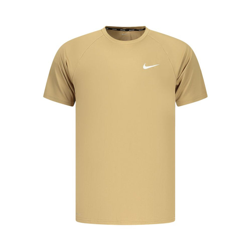 Nike Gold Poliestere Mens T-Shirt - Performance & Style