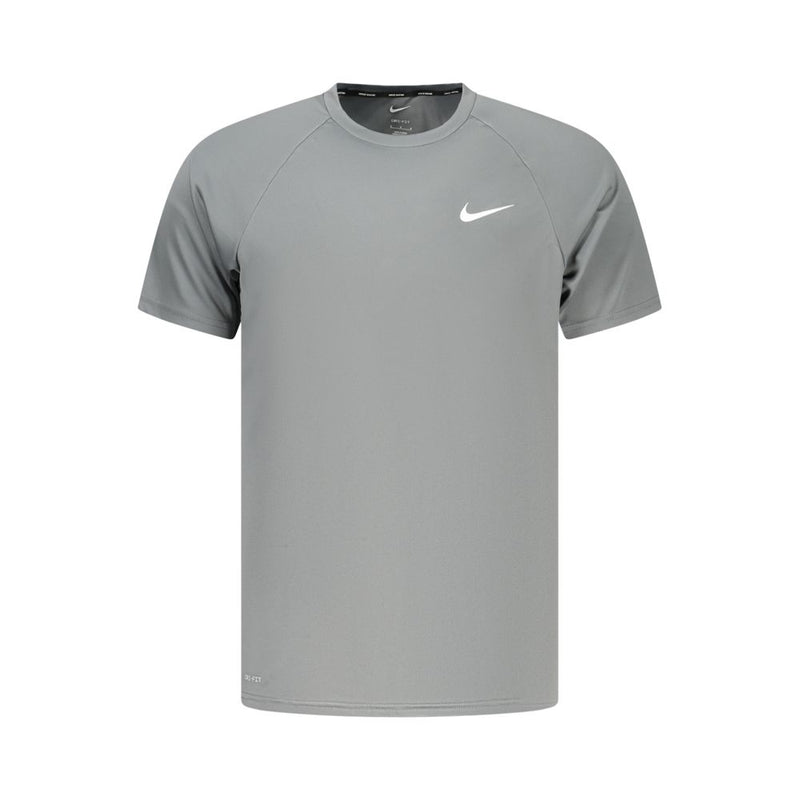 Nike Gray Polyester Men's T-Shirt - Dri-FIT Performance
