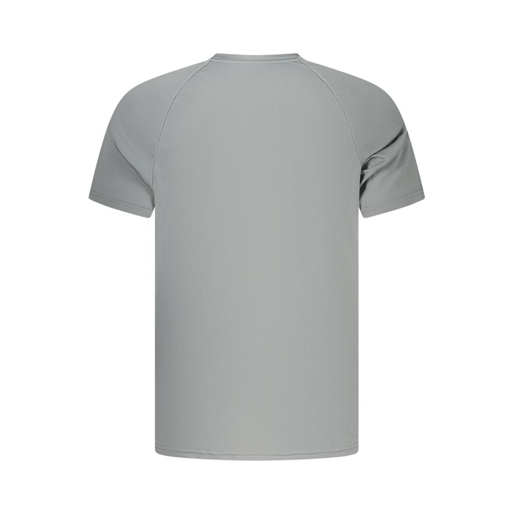 Nike Gray Polyester Men's T-Shirt - Dri-FIT Performance