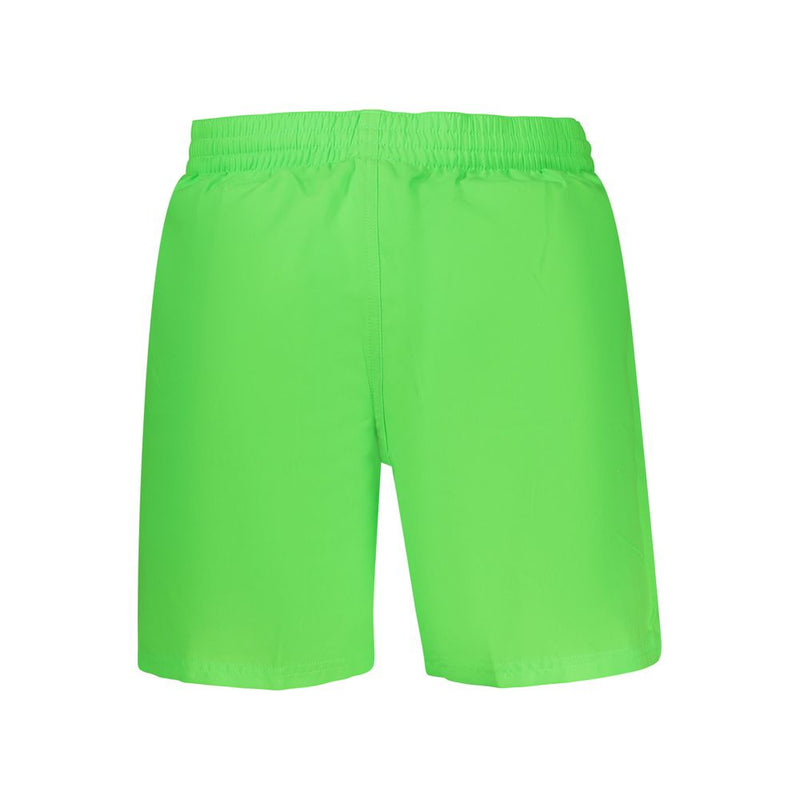 Nike Green Polyester Men's Swim Boxer - Sporty Swimwear