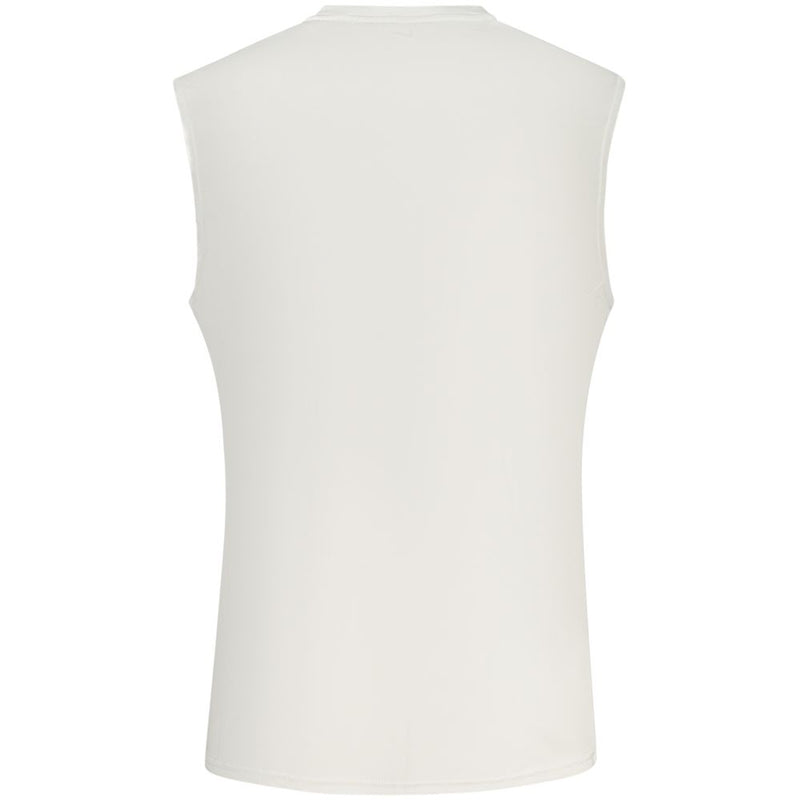 Nike White Polyester Men's Tank Top - Stylish Activewear
