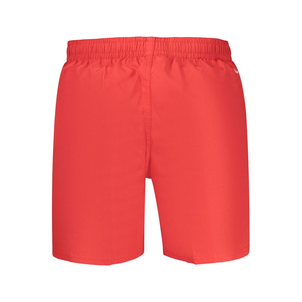 Nike Red Polyester Men's Swim Boxers for Ultimate Comfort