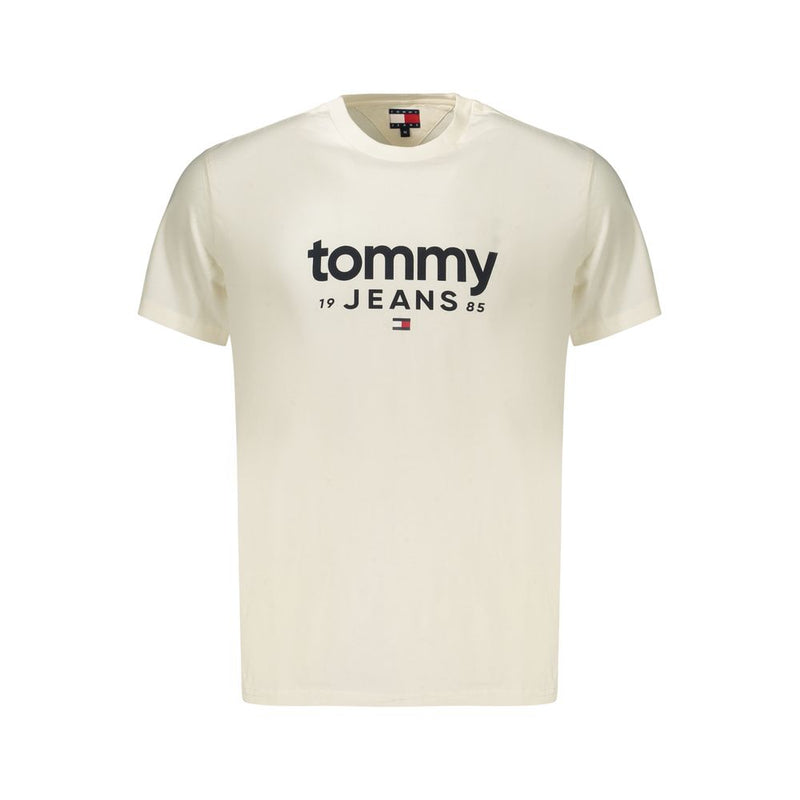 Tommy Hilfiger Bianco Cotton Men's T-Shirt