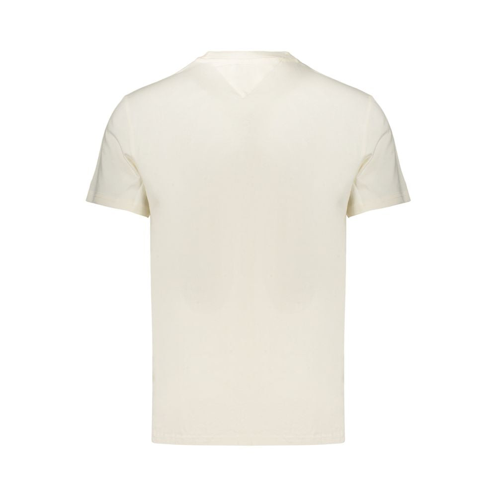 Tommy Hilfiger Bianco T-Shirt en Coton pour Homme