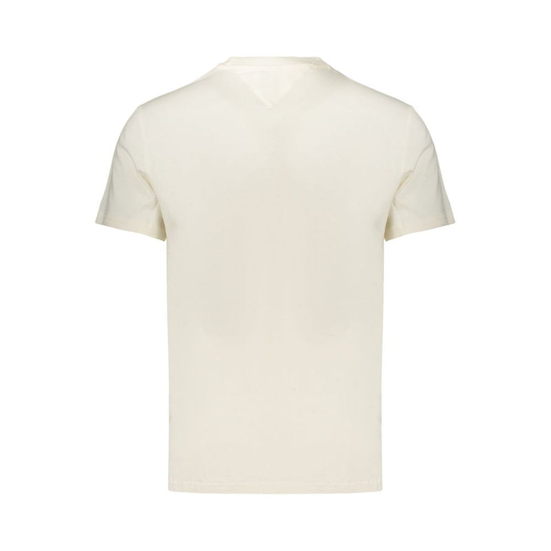 Tommy Hilfiger Bianco Cotton Men's T-Shirt