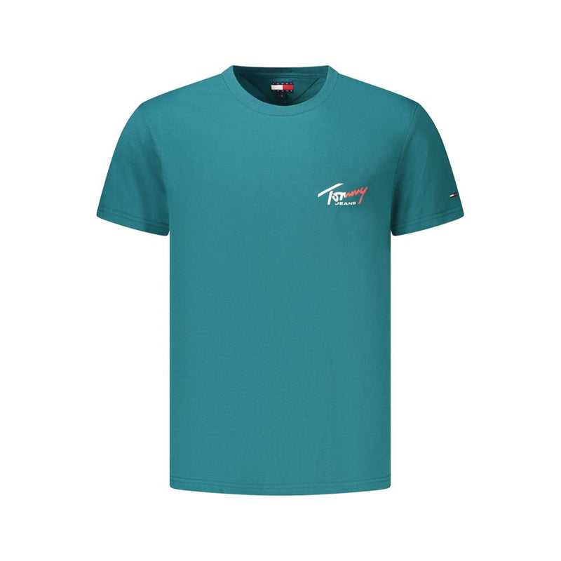 Tommy Hilfiger Verde Cotton Men's T-Shirt - Trendy & Sustainable