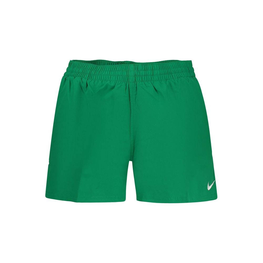 Nike Green Polyester Men's Swim Boxers for Stylish Summer Wear