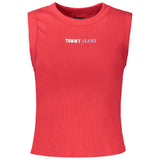Tommy Hilfiger Red Cotton Women's Tank Top