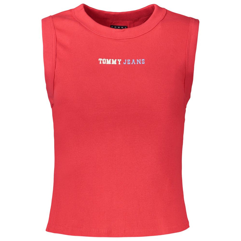 Tommy Hilfiger Red Cotton Women's Tank Top