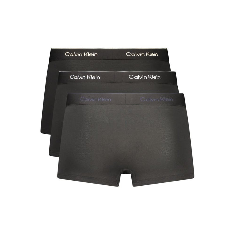 Calvin Klein Black Cotton Menswear Short