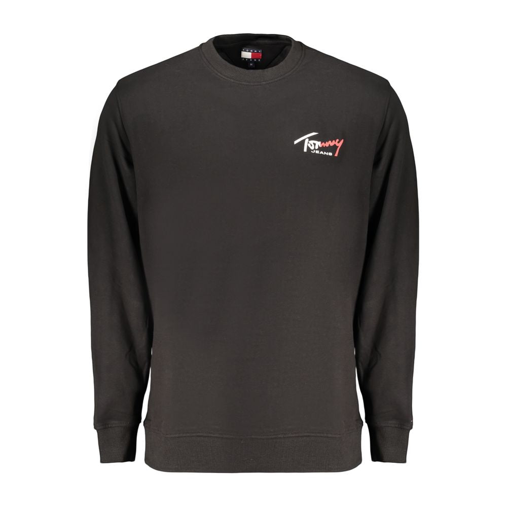 Tommy Hilfiger Black Cotton Sweatshirt - Casual Comfort