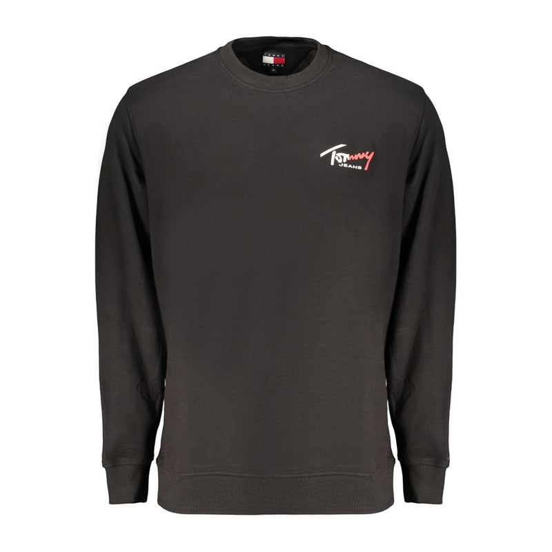 Tommy Hilfiger Black Cotton Sweatshirt - Casual Comfort
