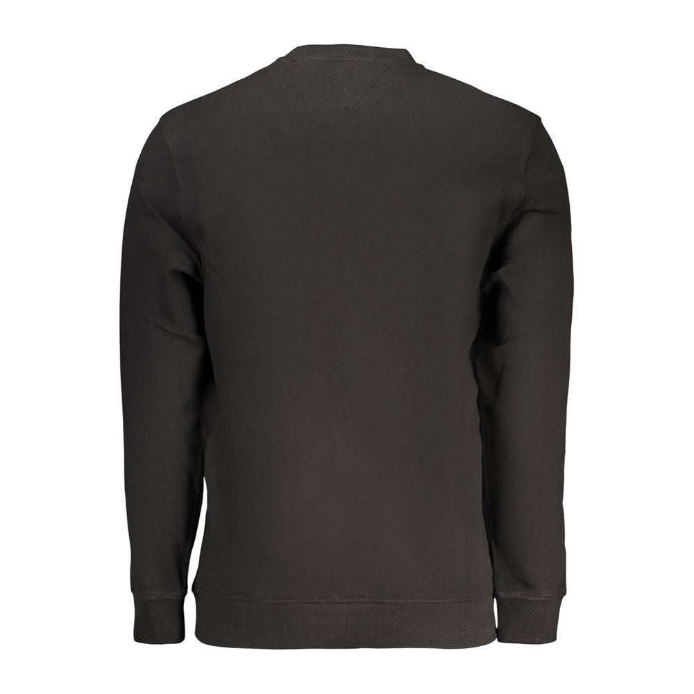 Tommy Hilfiger Black Cotton Sweatshirt - Casual Comfort