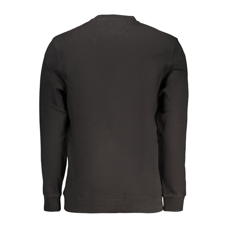 Tommy Hilfiger Black Cotton Sweatshirt - Casual Comfort