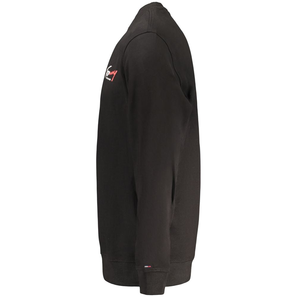 Tommy Hilfiger Black Cotton Sweatshirt - Casual Comfort