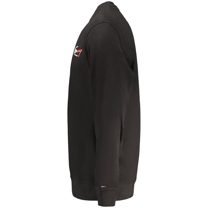 Tommy Hilfiger Black Cotton Sweatshirt - Casual Comfort