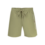 Tommy Hilfiger Green Polyester Men's Swim Boxer Shorts
