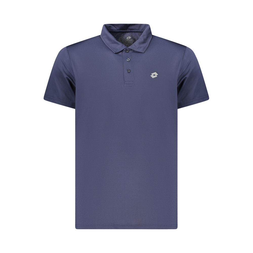 Lotto Polo Shirt en Polyester Bleu pour Hommes