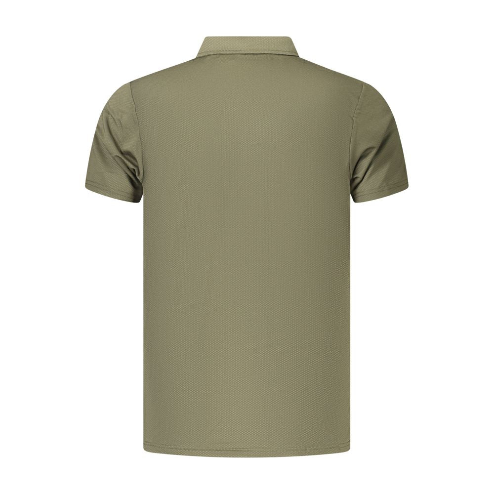 Lotto Green Polyester Polo Shirt - Comfort and Style Combined