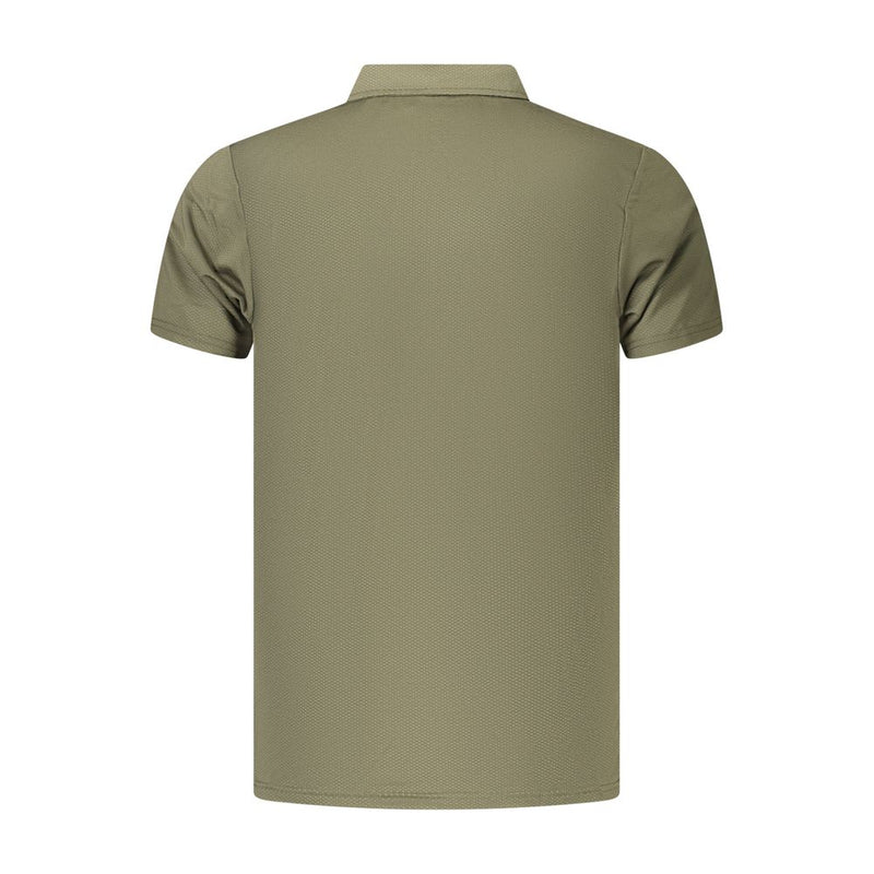 Lotto Green Polyester Polo Shirt for Men