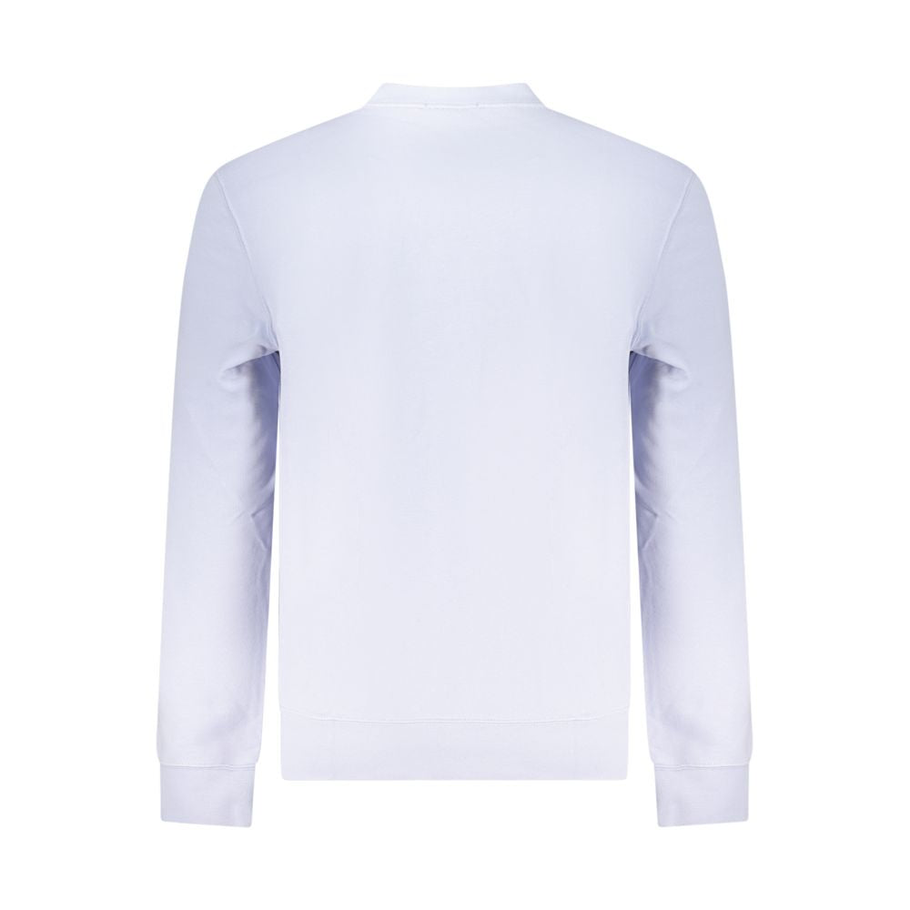 Calvin Klein Purple Cotton Sweatshirt - Classic Fit Crew Neck