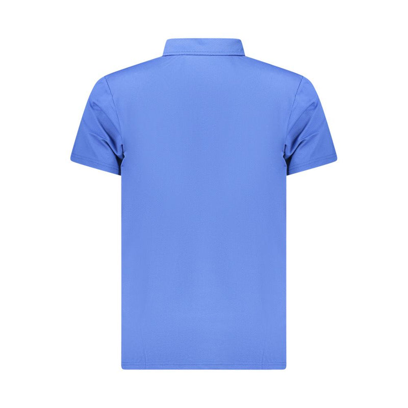 Lotto Blue Polyester Polo Shirt - Comfort and Style Combined