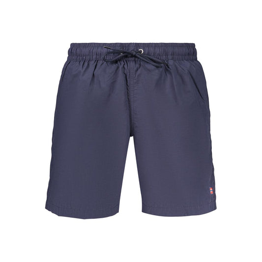 Norway 1963 Blue Polyamide Men's Swim Boxer - Stylish & Functional