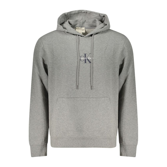 Calvin Klein Gray Cotton Sweatshirt for Men