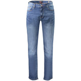 Norway 1963 Blue Cotton Jeans Denim - Regular Fit
