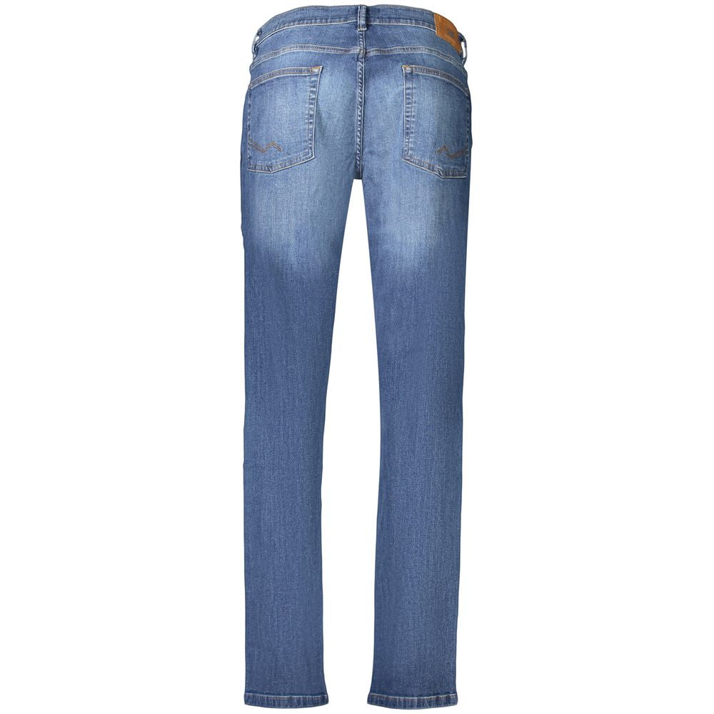 Norway 1963 Blue Cotton Jeans Denim - Regular Fit