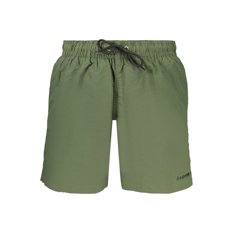 Lotto Verde Poliammide Men's Swimwear - Stylish Swim Shorts