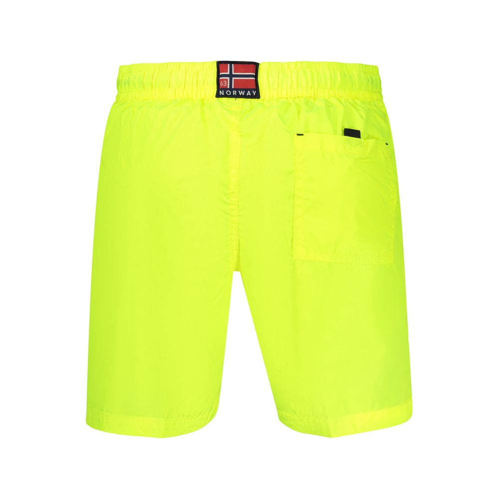 Norway 1963 Yellow Polyamide Men's Swim Shorts