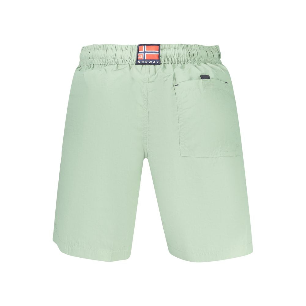 Norway 1963 Green Polyamide Men's Swim Boxers