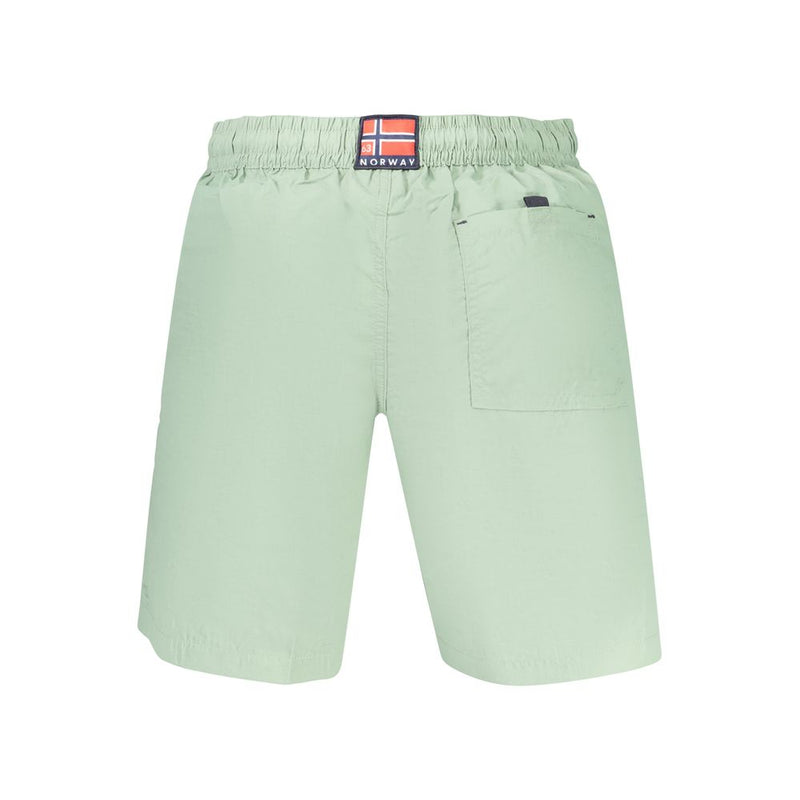 Norway 1963 Green Polyamide Men's Swim Boxers