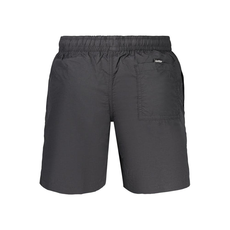 Lotto Black Polyamide Men's Swimwear - Stylish and Functional