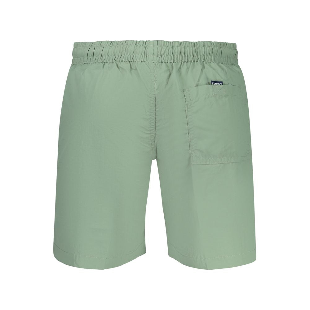 Lotto Green Polyamide Men's Swimwear - Trendy Swim Boxers
