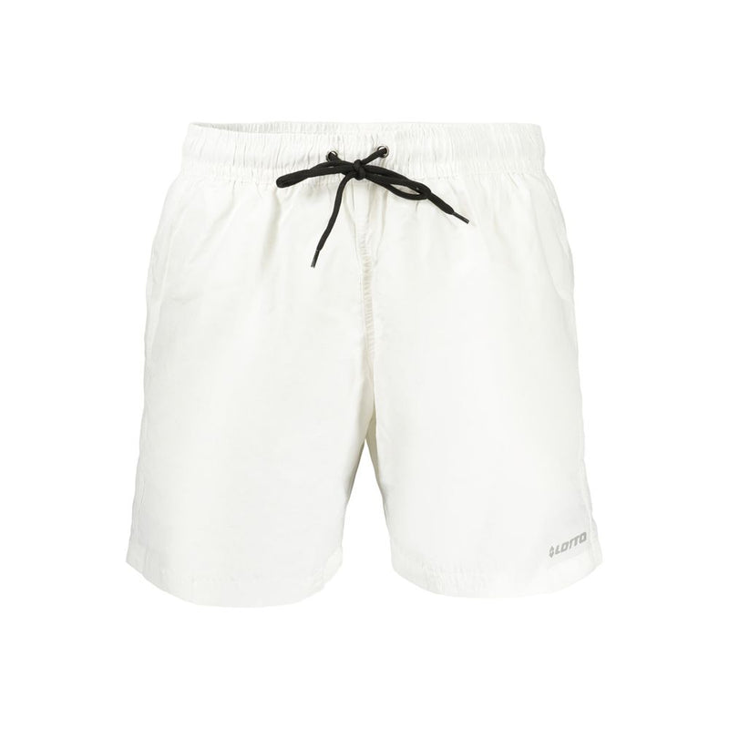 Lotto White Polyamide Men's Swimwear - Stylish & Comfortable
