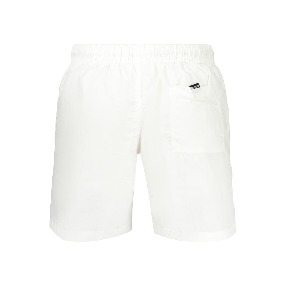 Lotto White Polyamide Men's Swimwear - Stylish & Comfortable