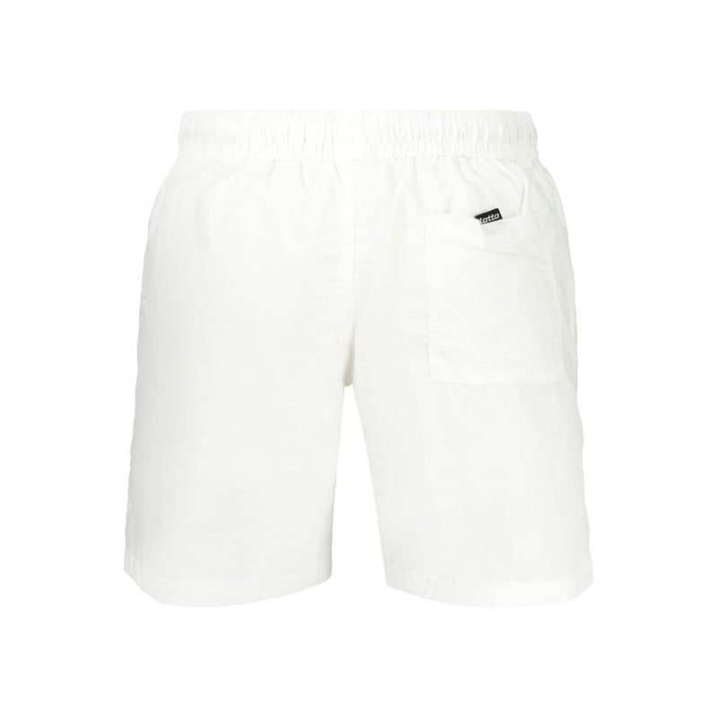 Lotto White Polyamide Men's Swimwear - Stylish & Comfortable