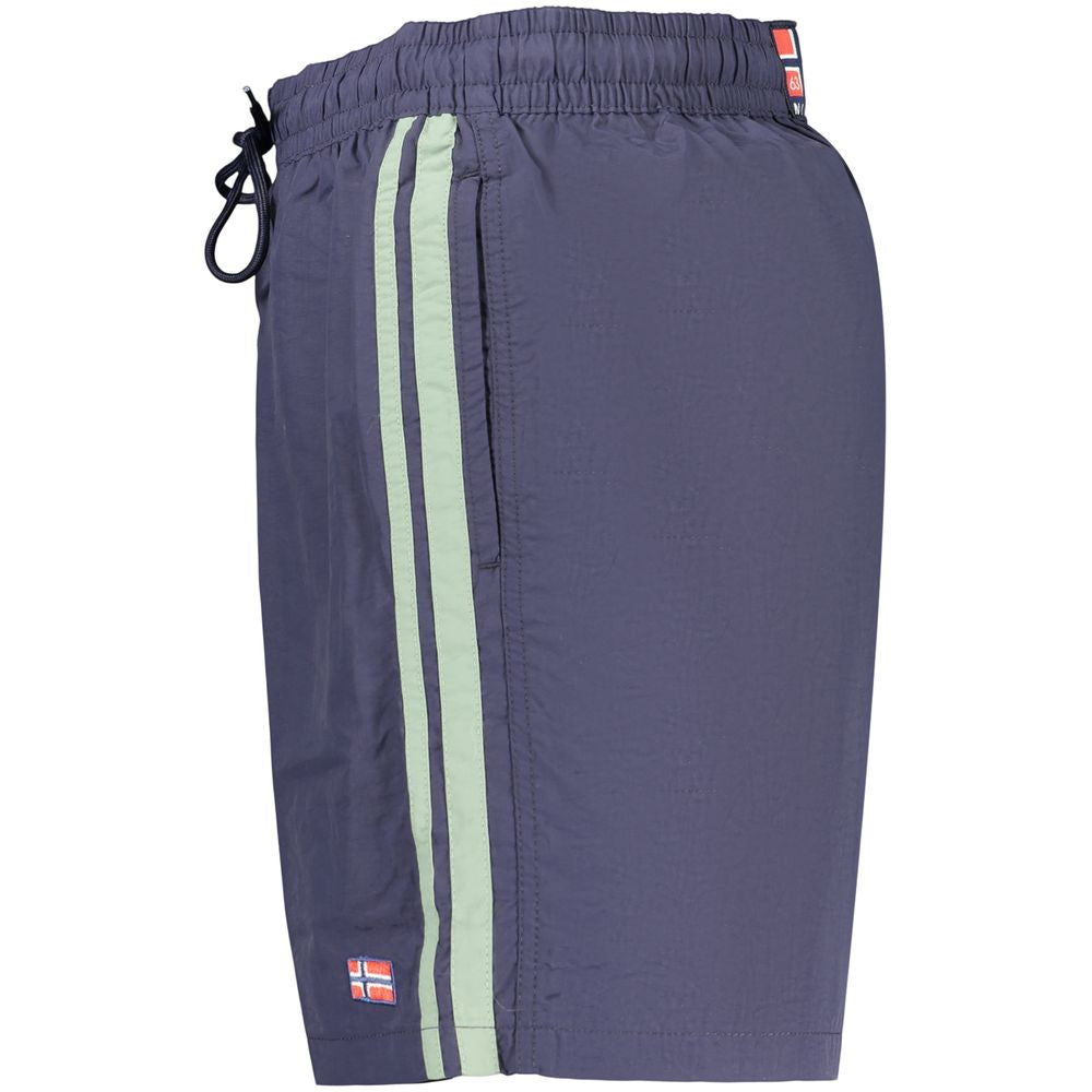 Norway 1963 Blu Poliammide Men's Boxer - Swimwear